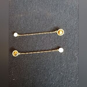 Vintage Magnetic Tie Tack Magnet and Chain